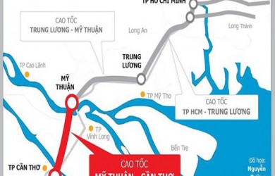 Phê duyệt chủ trương đầu tư dự án cao tốc Mỹ Thuận – Cần Thơ