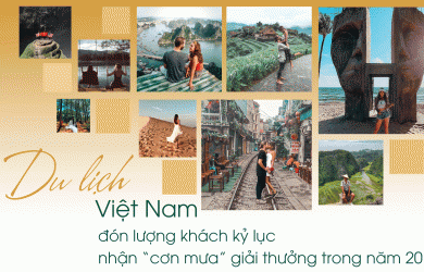 Năm 2019 du lịch Việt Nam chứng kiến những con số ấn tượng về tăng trưởng lượng khách. 